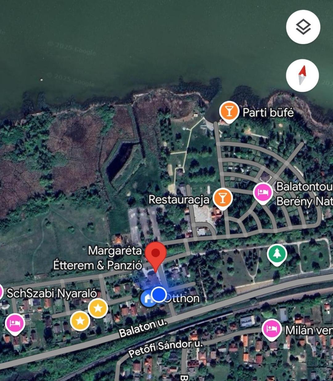 Bed and Breakfast Margaréta Étterem Panzió Balatonberény Exterior foto